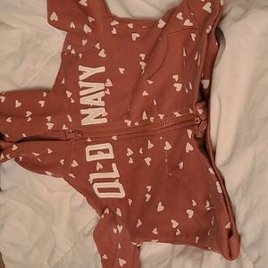 A little girls sweat suit